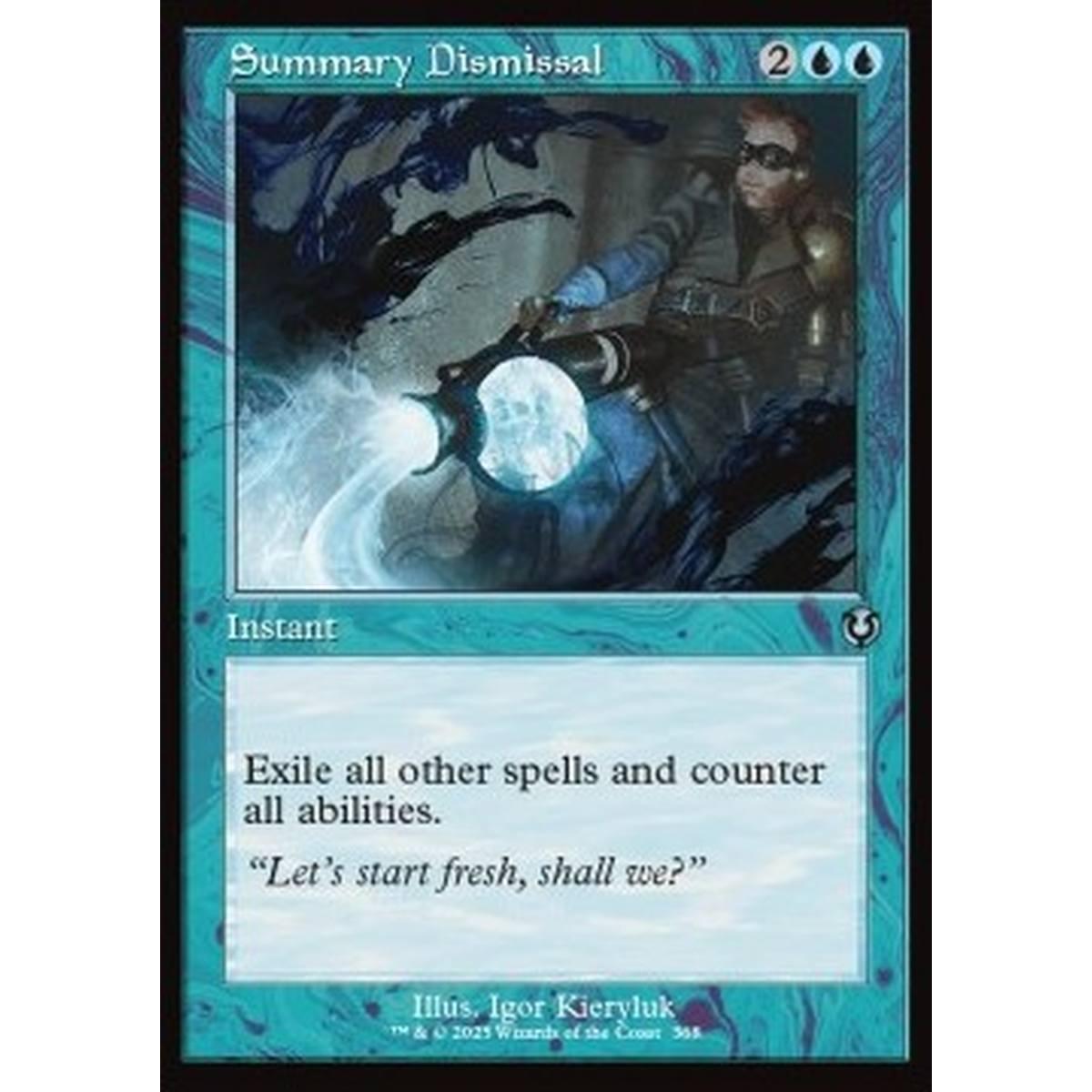 Summary Dismissal - Summary Dismissal - [XINR][NM]