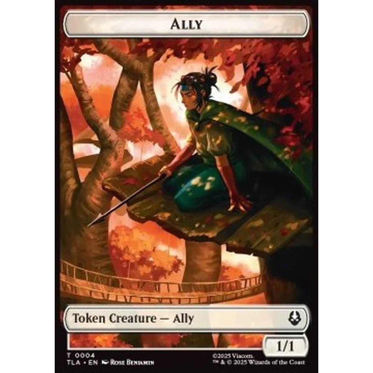 Ally Token (W 1/1) // Clue Token (V.1) - Ally Token (W 1/1) // Clue Token (V.1) - [TTLA][NM]