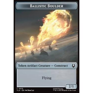 Ballistic Boulder Token (A 2/1) // Soldier Token (R 2/2) - Ballistic Boulder Token (A 2/1) // Soldier Token (R 2/2) - [TTLA][NM]