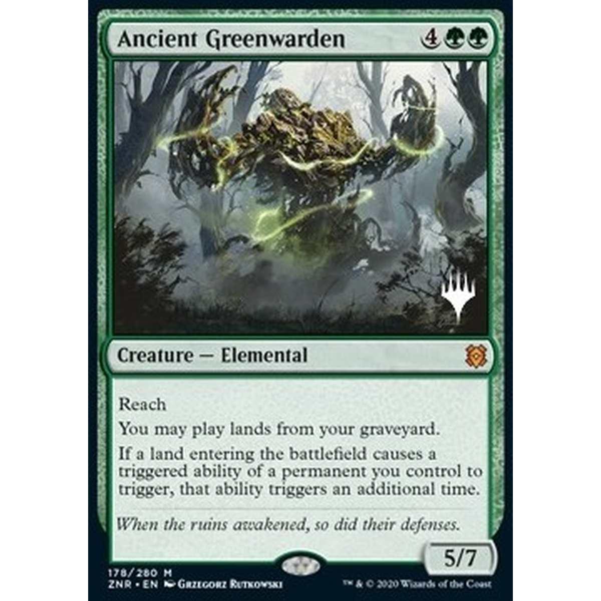 Ancient Greenwarden (V.1) - Ancient Greenwarden (V.1) - [PZNR][NM] [Foil]