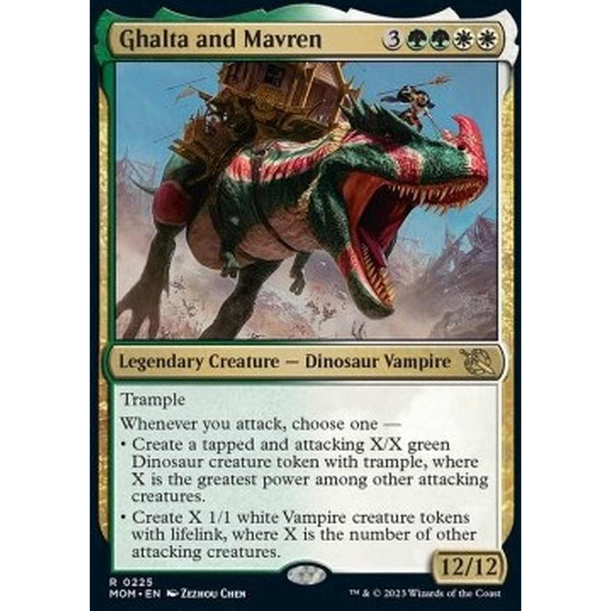 Ghalta and Mavren - Ghalta and Mavren - [MOM][NM] [Foil]