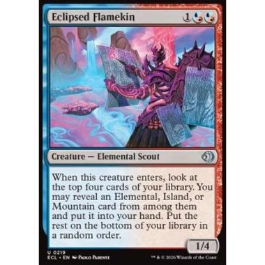 Eclipsed Flamekin - Eclipsed Flamekin - [ECL][NM]