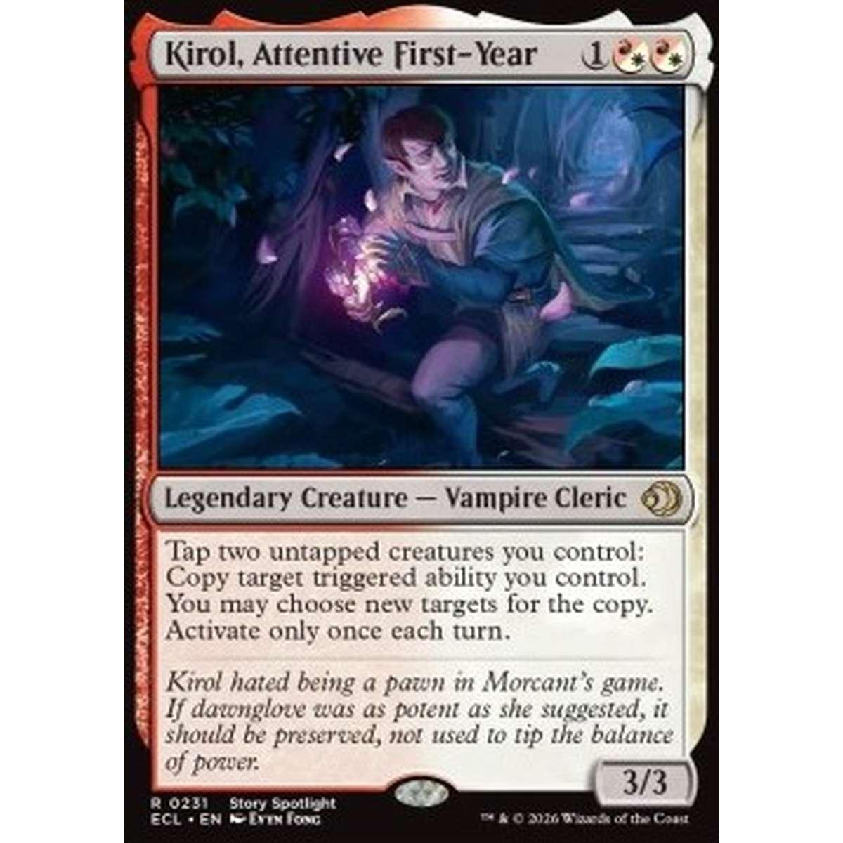Kirol, Attentive First-Year - Kirol, Attentive First-Year - [ECL][NM]