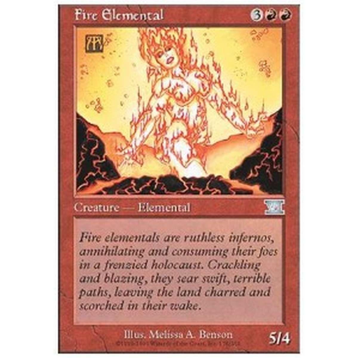 Fire Elemental - Fire Elemental - [6ED][EX]