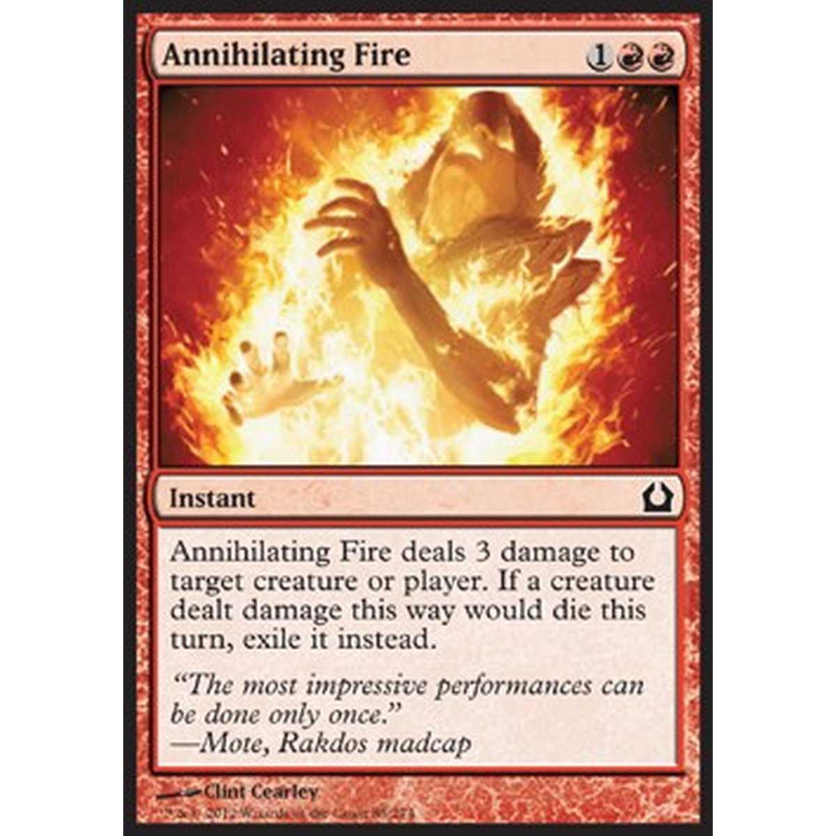Annihilating Fire - Fuoco Annientatore - [RTR] [NM]