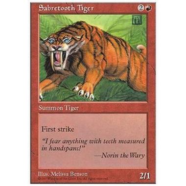 Sabretooth Tiger - Tigre dai Denti a Sciabola - [5ED][EX]