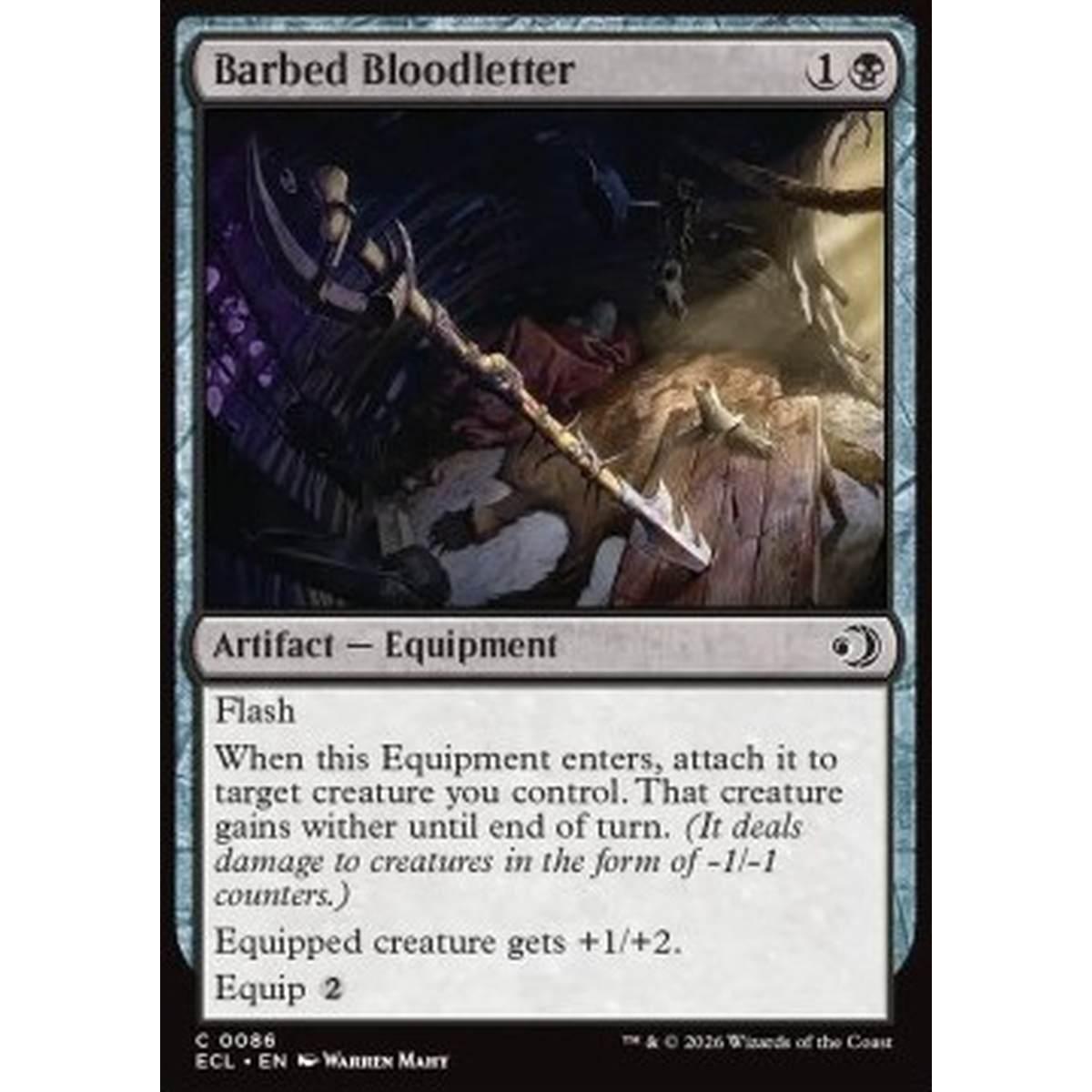 Barbed Bloodletter - Barbed Bloodletter - [ECL][NM] [Foil]