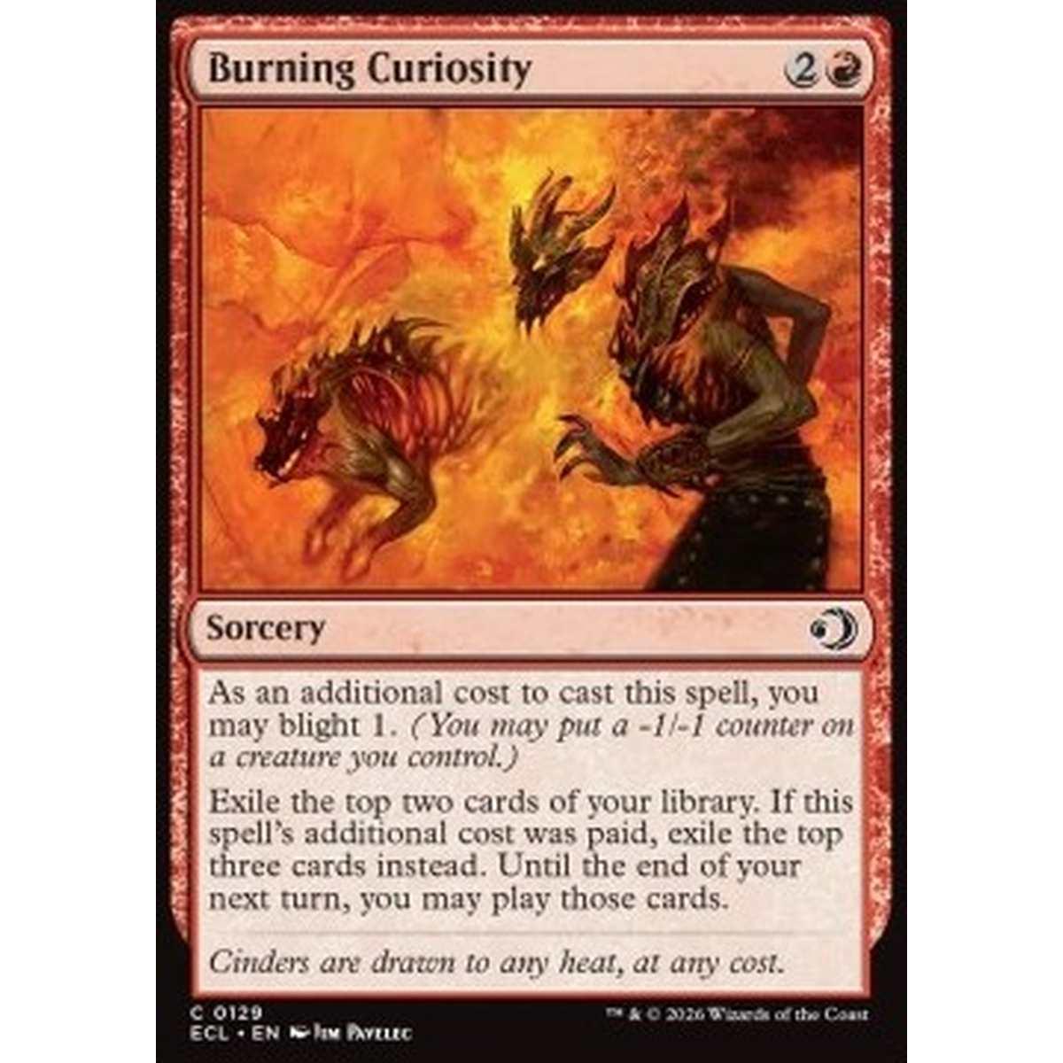 Burning Curiosity - Burning Curiosity - [ECL][NM] [Foil]