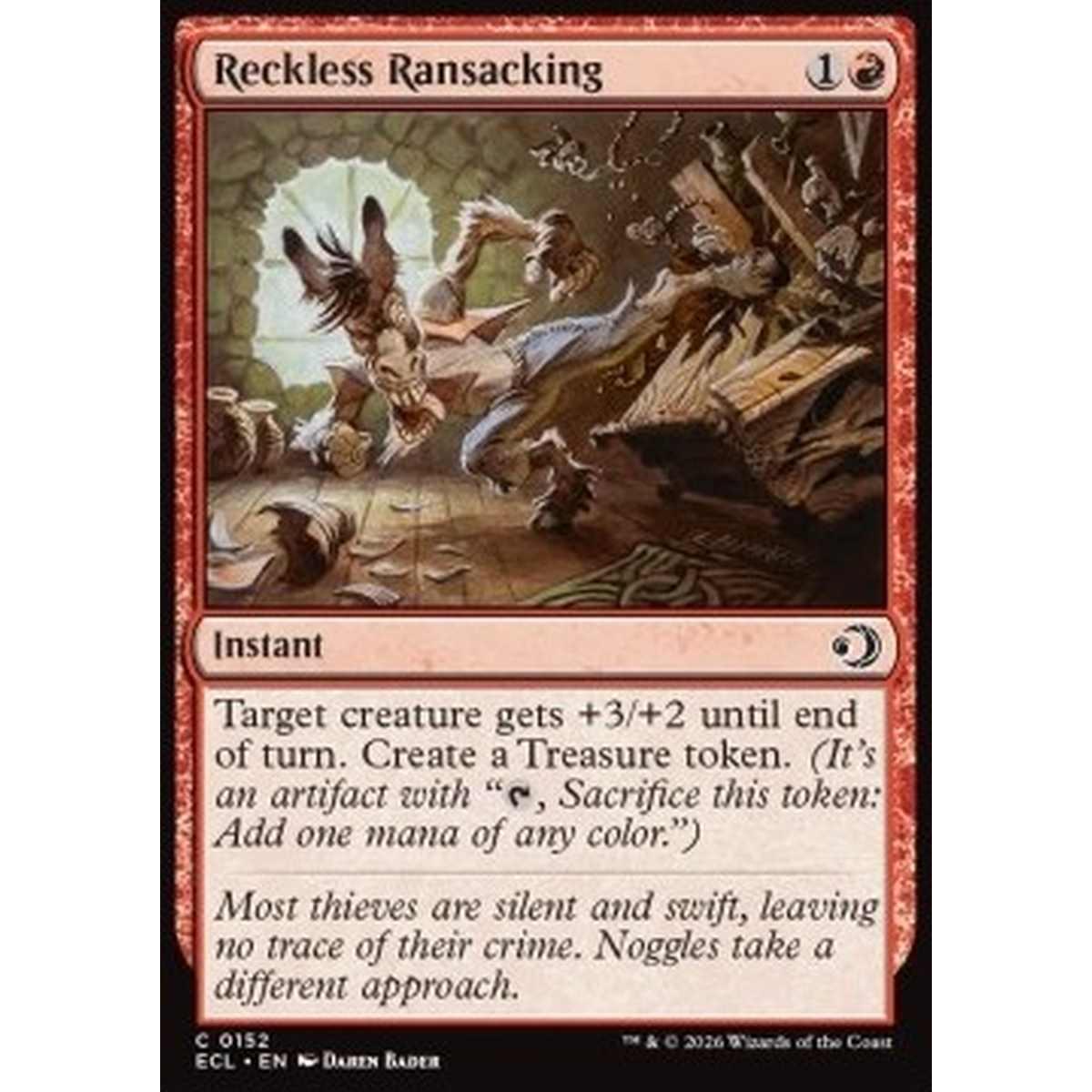 Reckless Ransacking - Reckless Ransacking - [ECL][NM] [Foil]