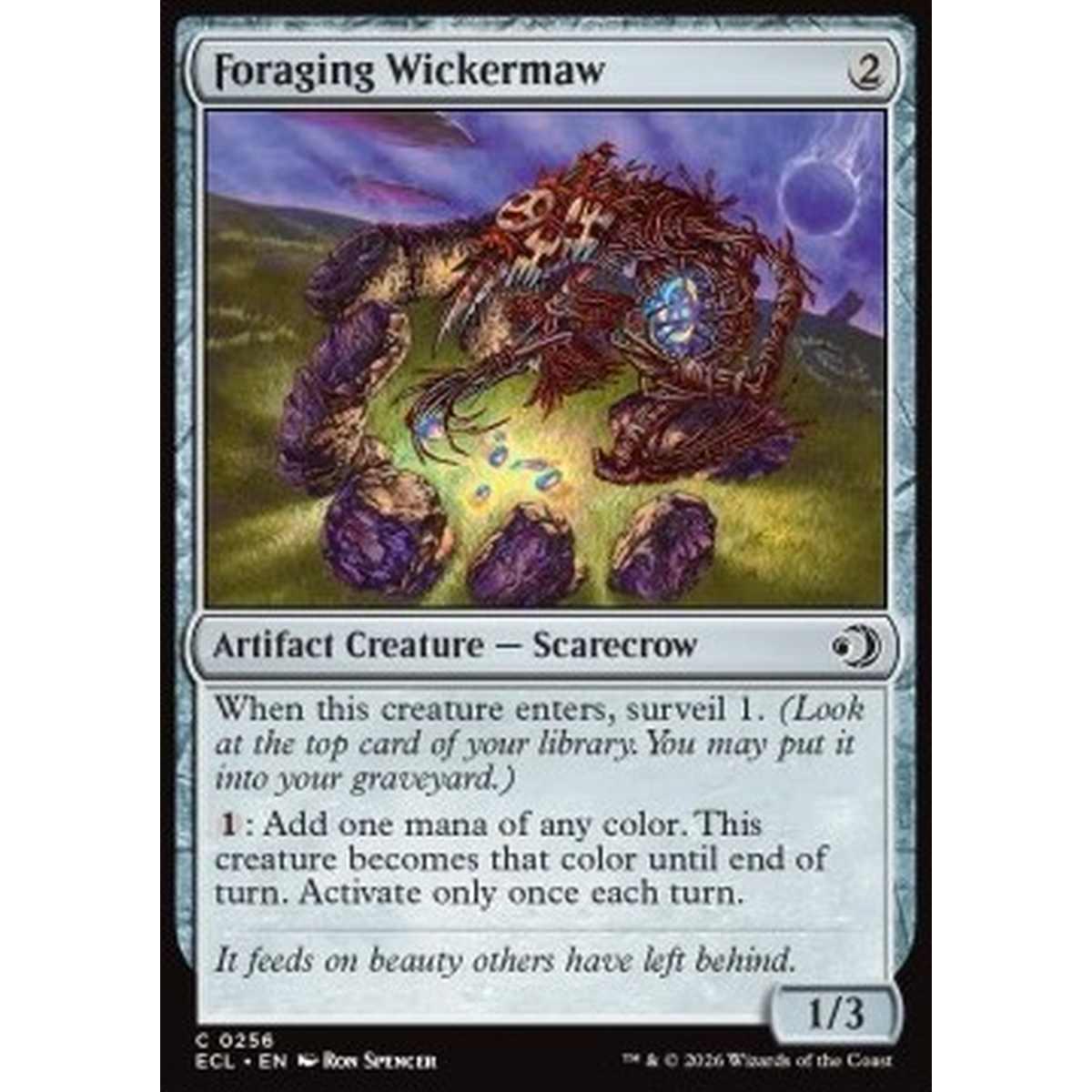 Foraging Wickermaw - Foraging Wickermaw - [ECL][NM] [Foil]