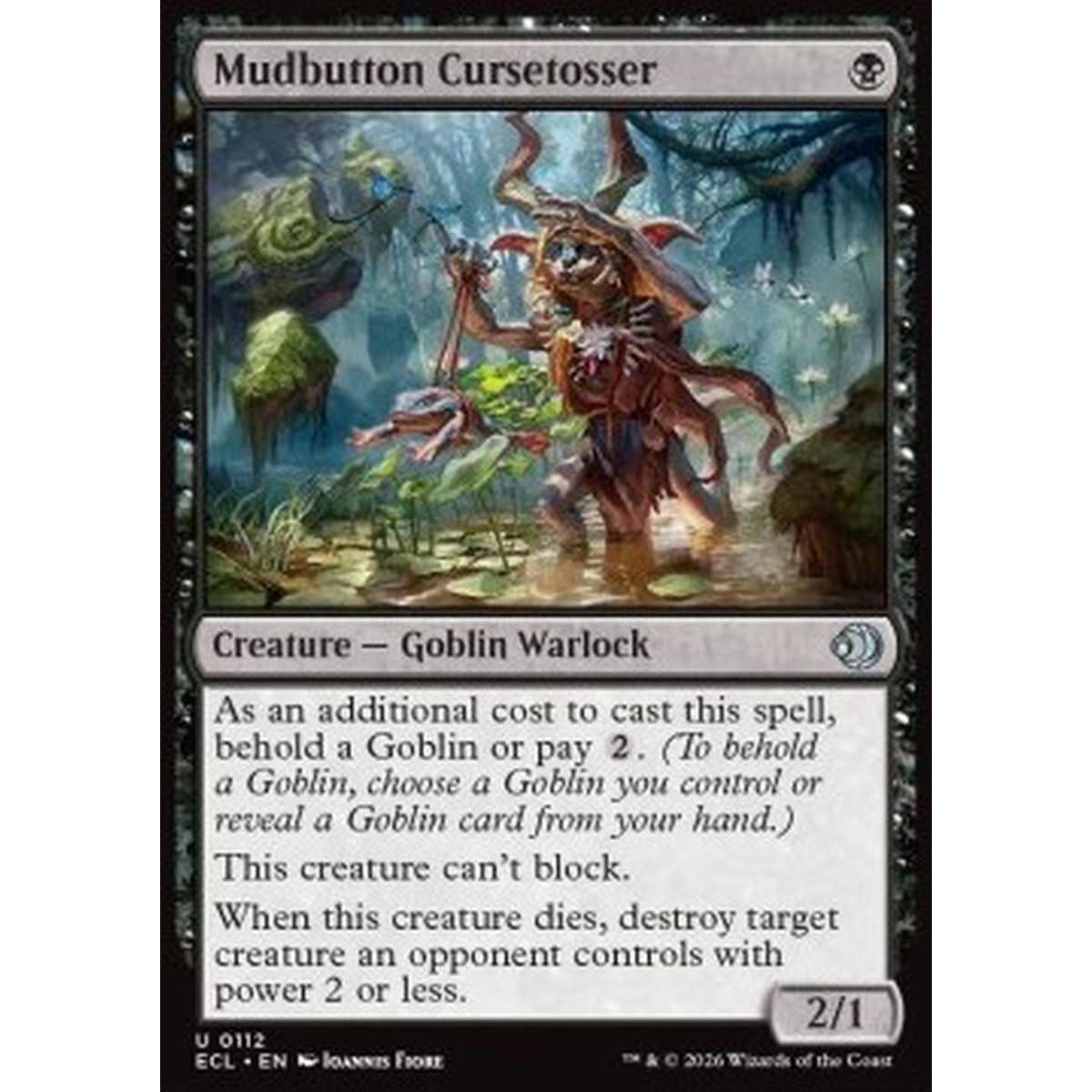 Mudbutton Cursetosser - Mudbutton Cursetosser - [ECL][NM] [Foil]