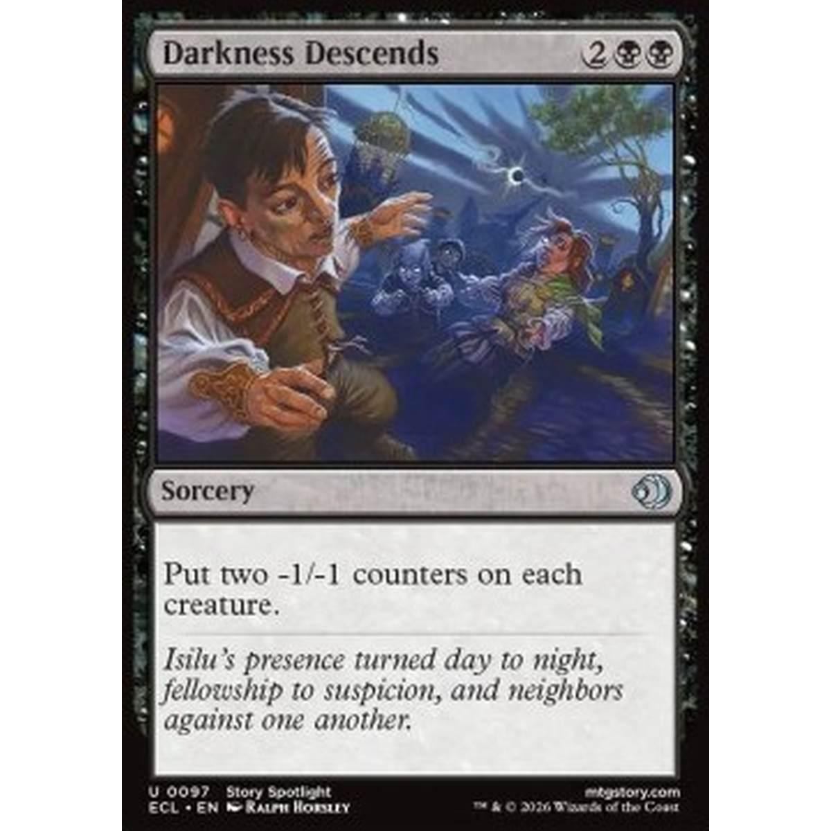 Darkness Descends - Darkness Descends - [ECL][NM] [Foil]