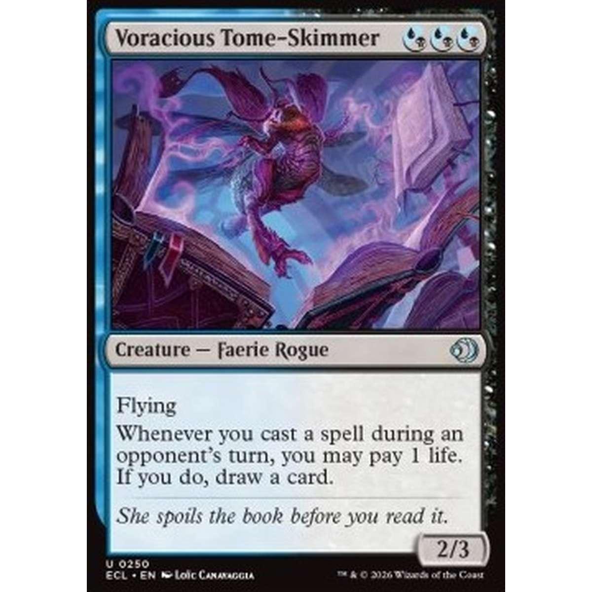 Voracious Tome-Skimmer - Voracious Tome-Skimmer - [ECL][NM] [Foil]