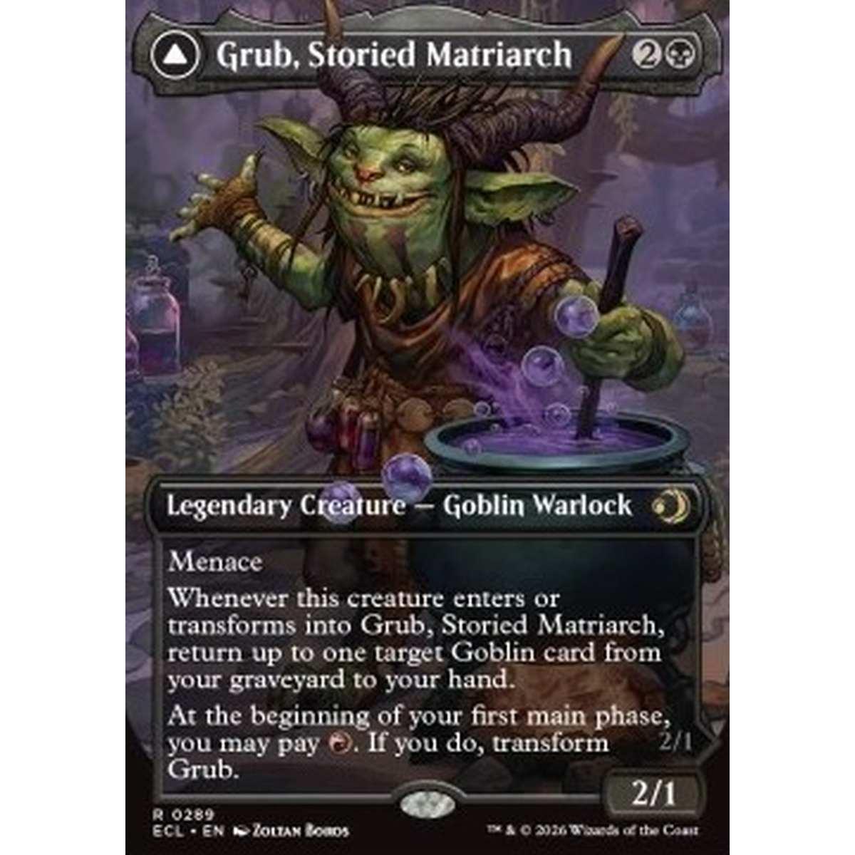 Grub, Storied Matriarch // Grub, Notorious Auntie - Grub, Storied Matriarch // Grub, Notorious Auntie - [XECL][NM]
