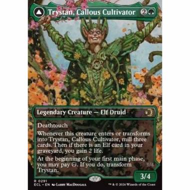 Trystan, Callous Cultivator // Trystan, Penitent Culler - Trystan, Callous Cultivator // Trystan, Penitent Culler - [XECL][NM]