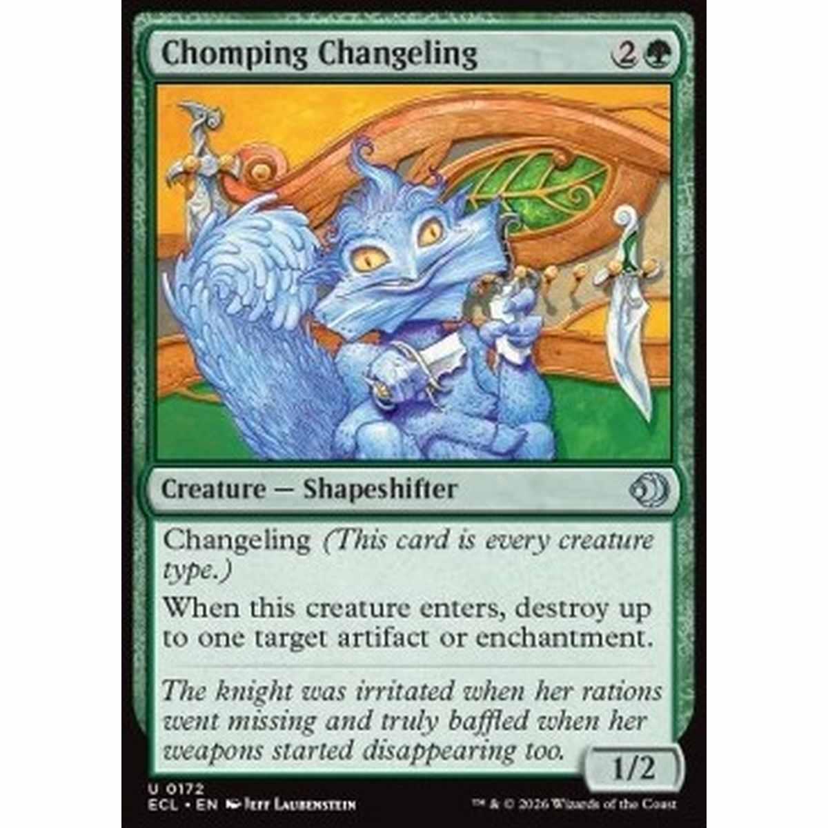 Chomping Changeling - Chomping Changeling - [ECL][NM] [Foil]