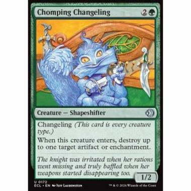 Chomping Changeling - Chomping Changeling - [ECL][NM] [Foil]