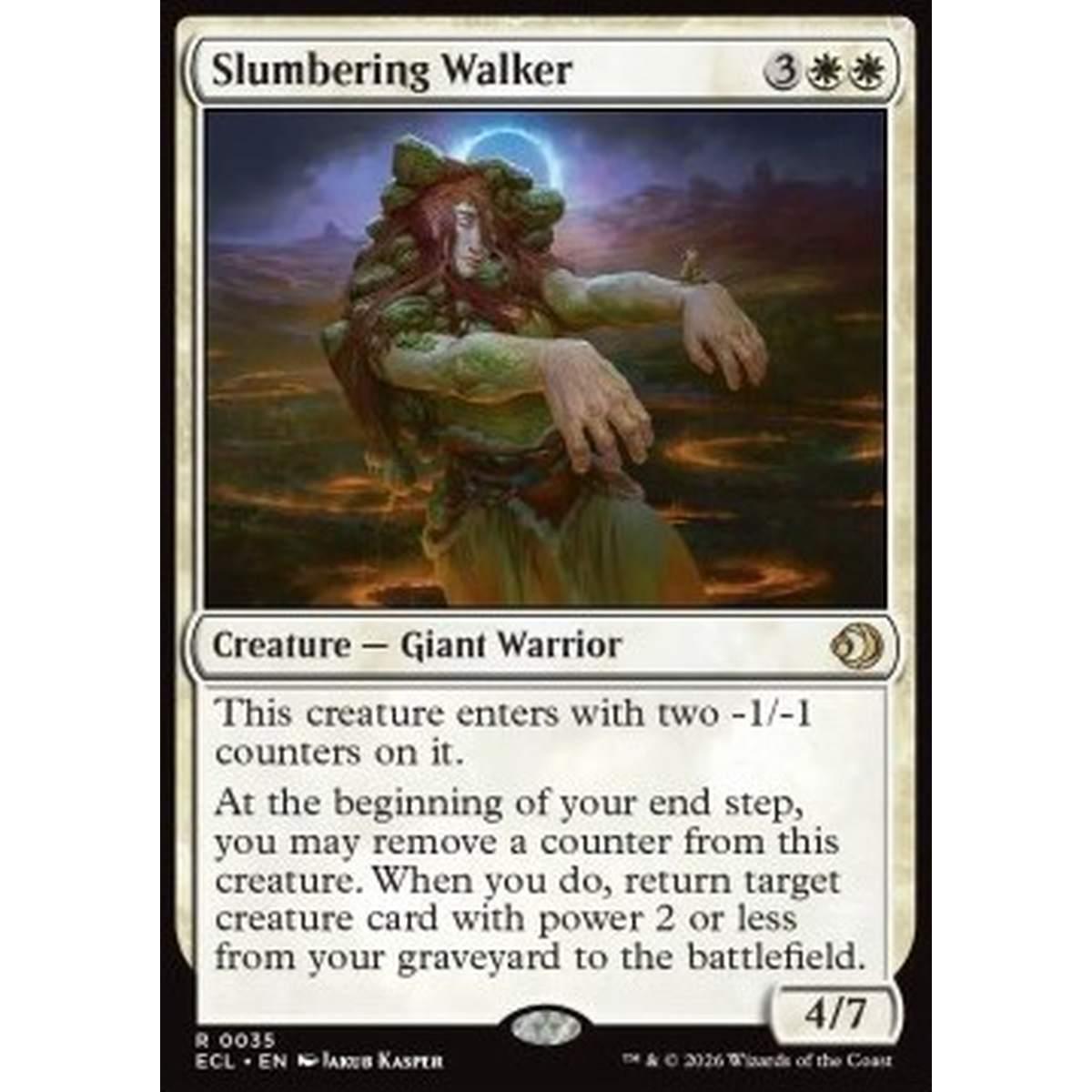 Slumbering Walker - Slumbering Walker - [ECL][NM] [Foil]