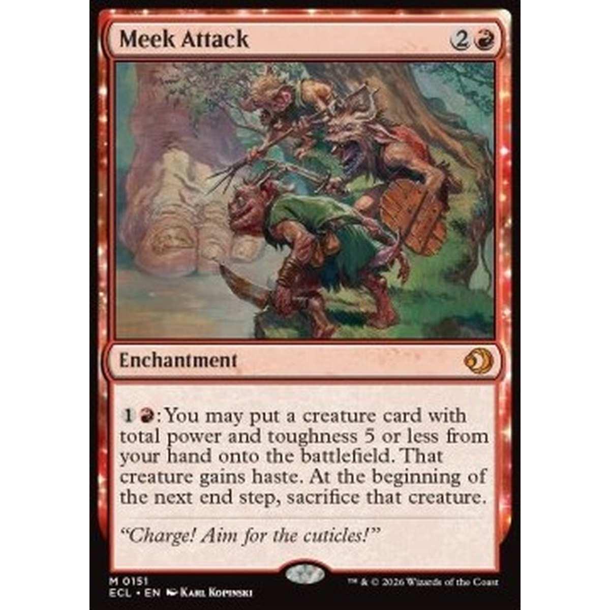 Meek Attack - Meek Attack - [ECL][NM] [Foil]