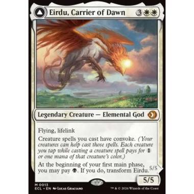 Eirdu, Carrier of Dawn // Isilu, Carrier of Twilight - Eirdu, Carrier of Dawn // Isilu, Carrier of Twilight - [ECL][NM] [Foil]