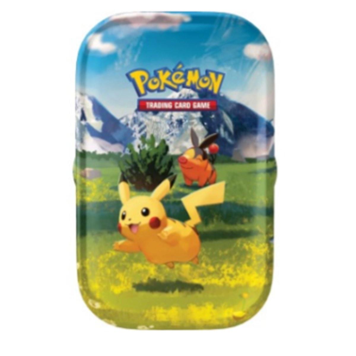 Mini Tin Ascesa Eroica Pokemon Pikachu e Tepig