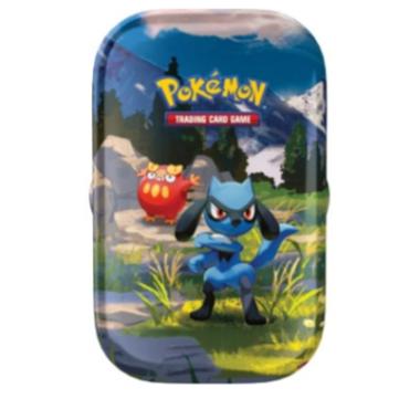 Mini Tin Ascesa Eroica Pokemon Riolu e Darumaka