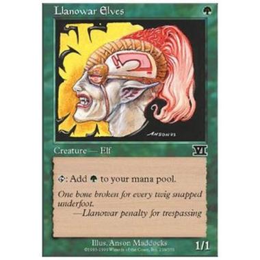 Llanowar Elves - Elfi di Llanowar - [6ED][GD]