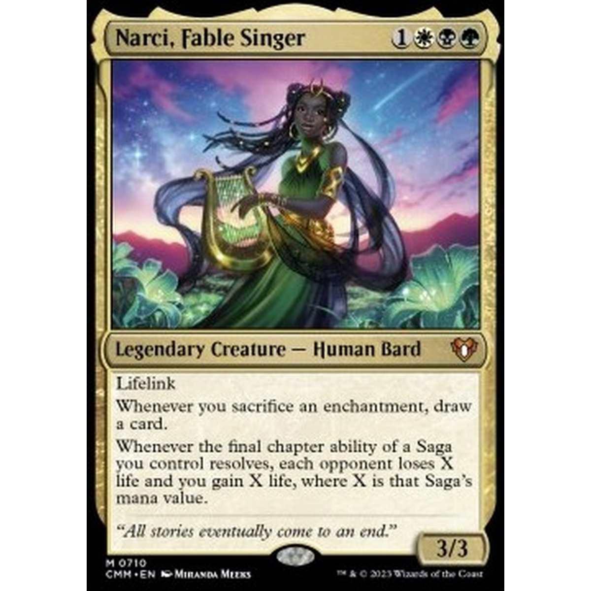 Narci, Fable Singer (V.1) - Narci, Fable Singer (V.1) - [XCMM][NM] [Foil]
