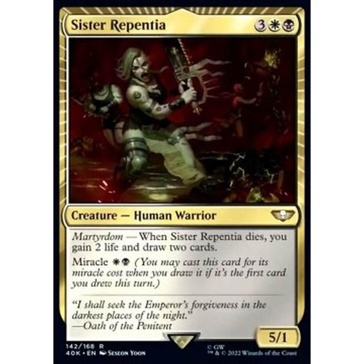 Sister Repentia - Sorella Repentia - [40K][NM]