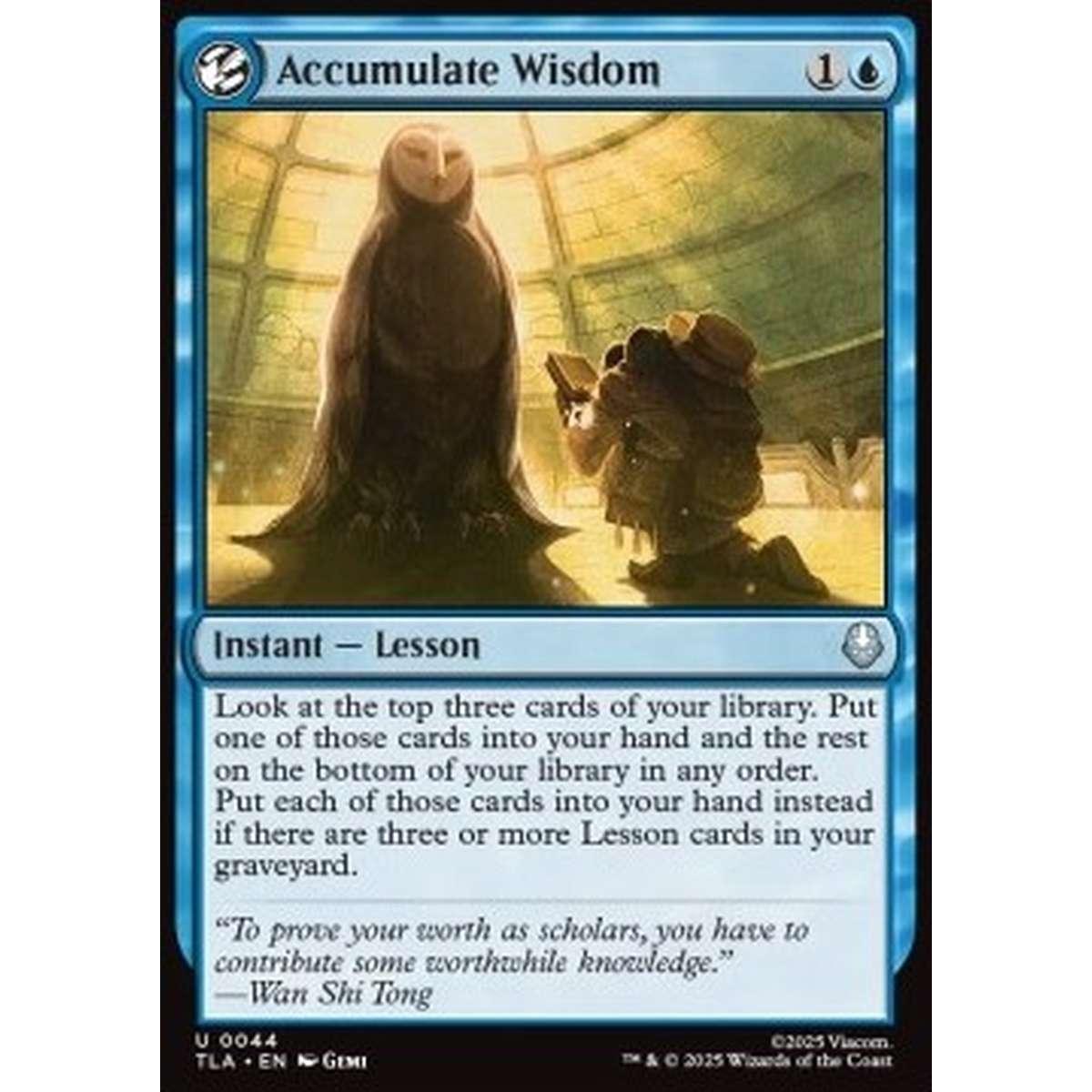 Accumulate Wisdom - Accumulate Wisdom - [TLA][NM] [Foil]