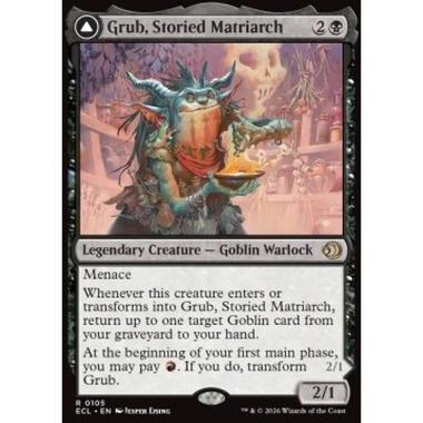 Grub, Storied Matriarch // Grub, Notorious Auntie - Grub, Storied Matriarch // Grub, Notorious Auntie - [ECL][NM] [Foil]