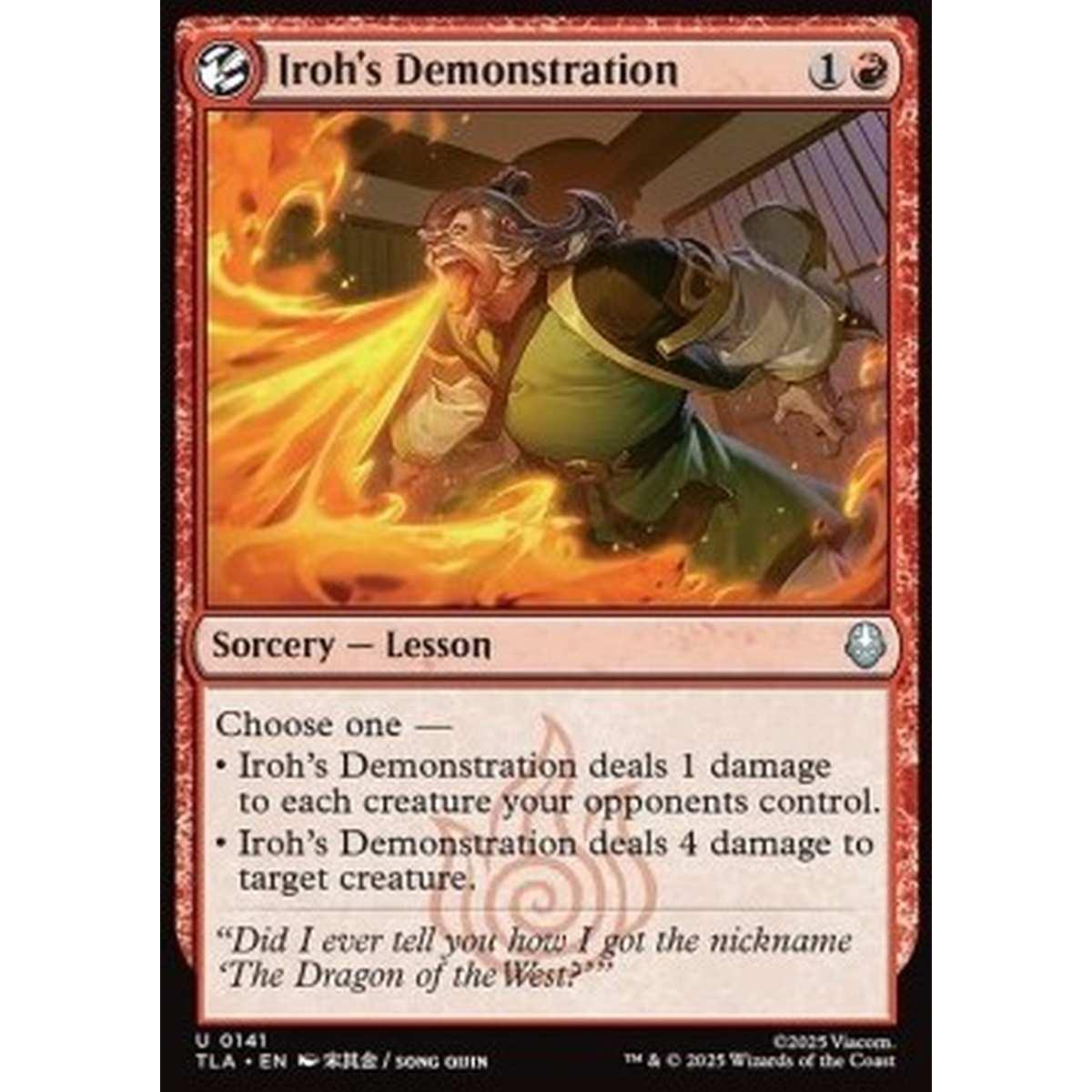 Iroh's Demonstration - Iroh's Demonstration - [TLA][NM] [Foil]