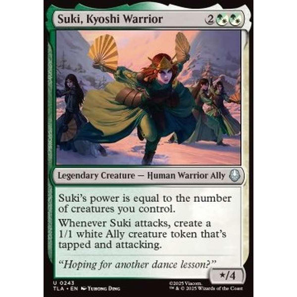 Suki, Kyoshi Warrior - Suki, Kyoshi Warrior - [TLA][NM] [Foil]