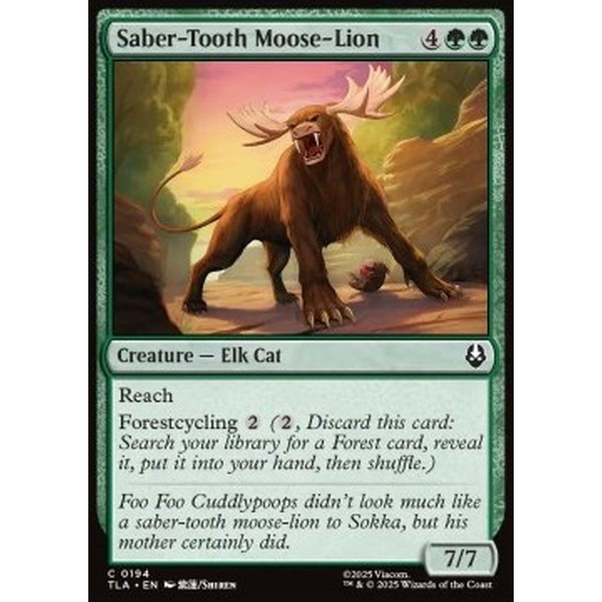 Saber-Tooth Moose-Lion - Saber-Tooth Moose-Lion - [TLA][NM] [Foil]