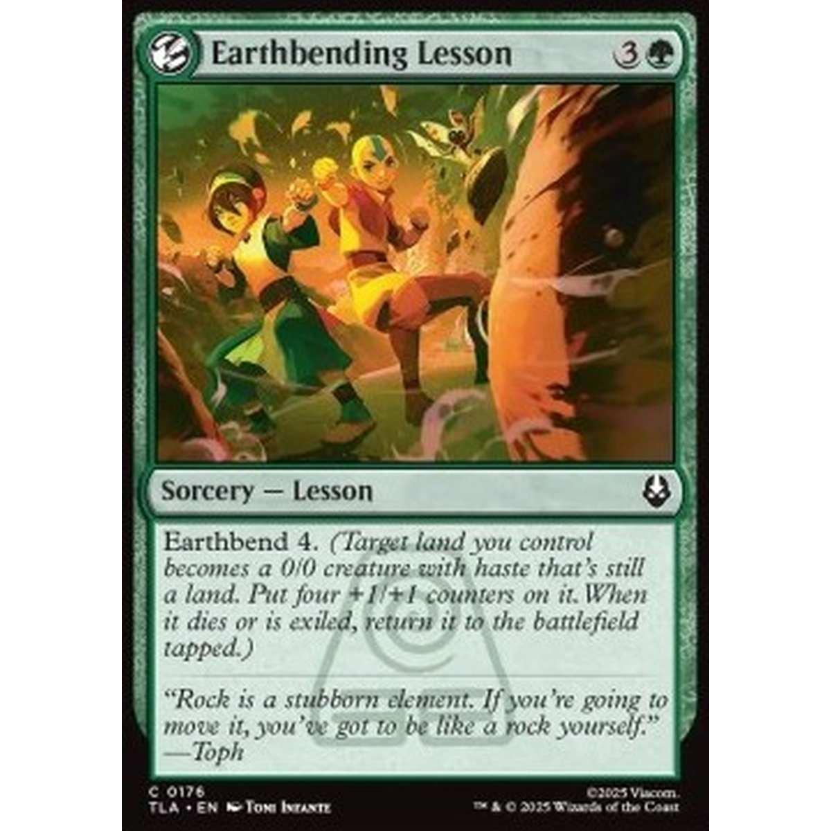 Earthbending Lesson - Earthbending Lesson - [TLA][NM] [Foil]