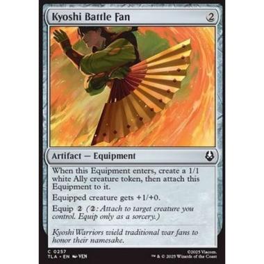 Kyoshi Battle Fan - Kyoshi Battle Fan - [TLA][NM] [Foil]