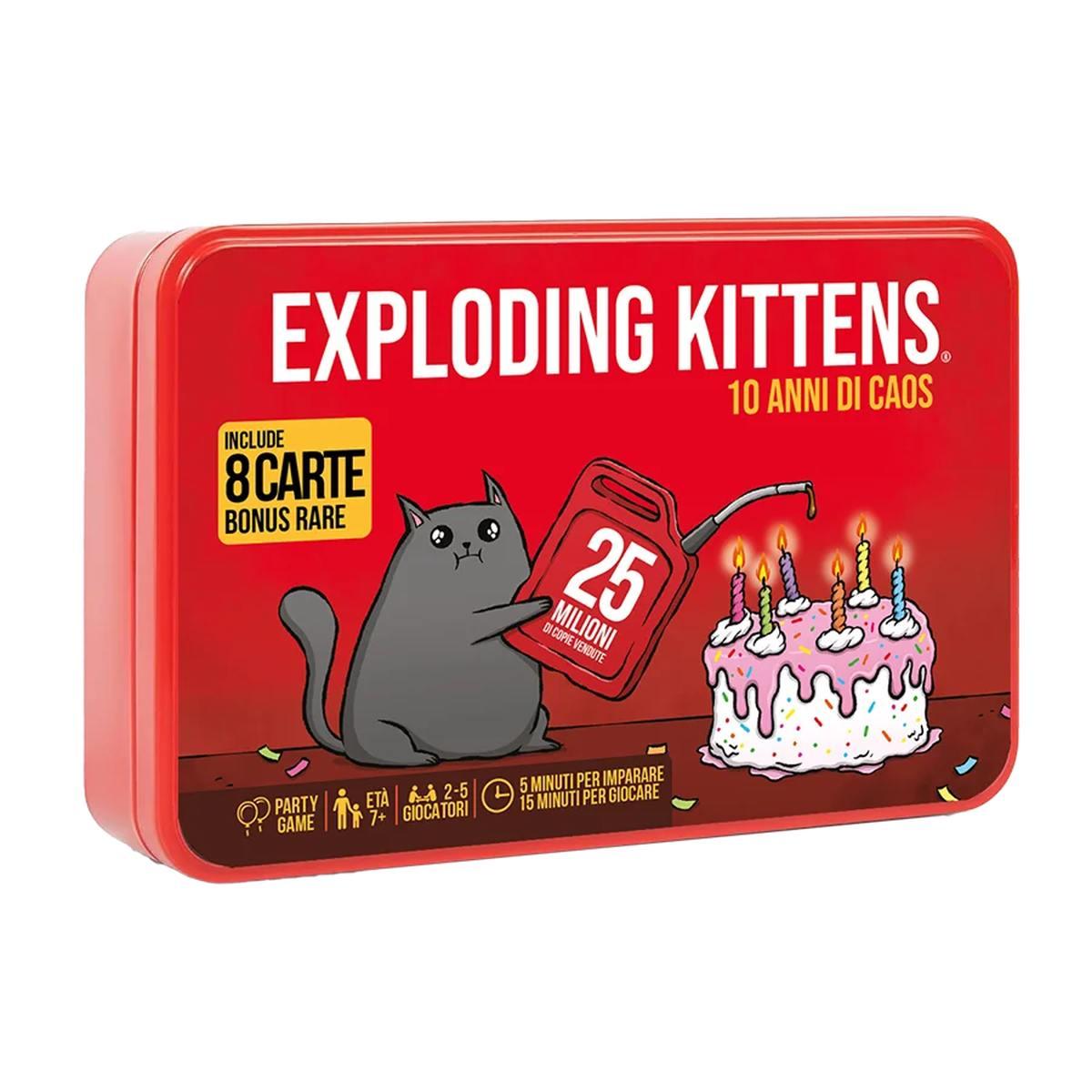 Exploding Kittens 10 Anni di Caos