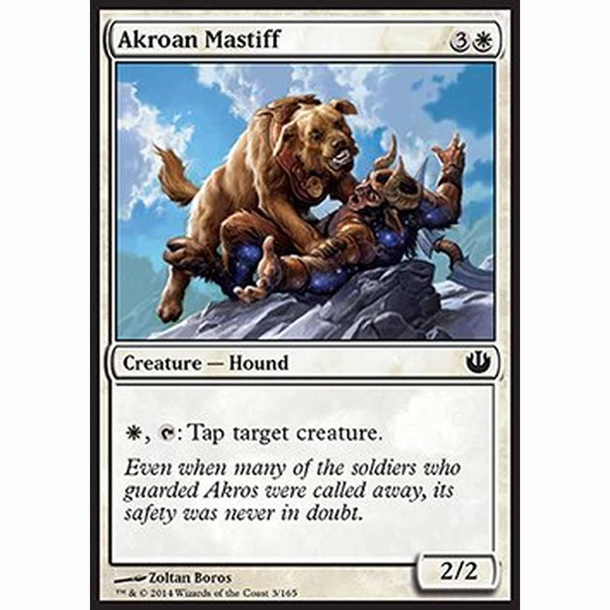 Akroan Mastiff - Mastino di Akros - [JOU] [NM]