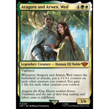 Aragorn and Arwen, Wed (V.1) - Aragorn and Arwen, Wed (V.1) - [XLTR][NM] [Foil]
