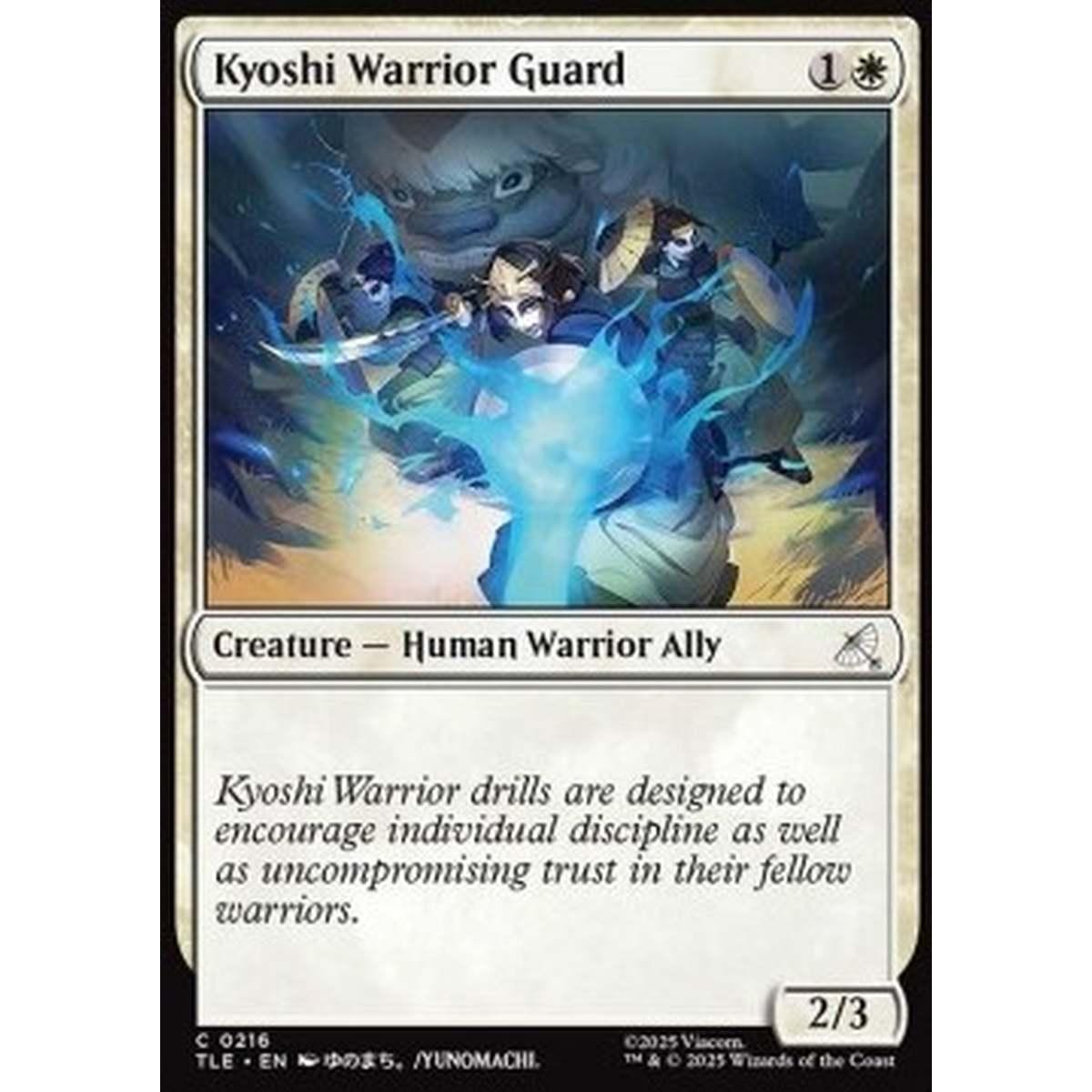Kyoshi Warrior Guard - Kyoshi Warrior Guard - [TLE][NM] [Foil]