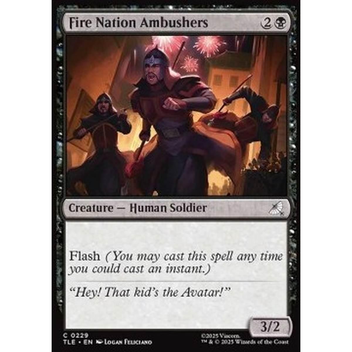 Fire Nation Ambushers - Fire Nation Ambushers - [TLE][NM] [Foil]