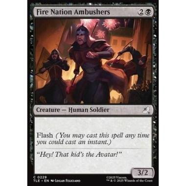 Fire Nation Ambushers - Fire Nation Ambushers - [TLE][NM] [Foil]