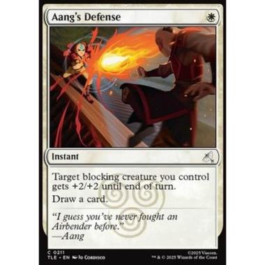 Aang's Defense (V.1) - Aang's Defense (V.1) - [TLE][NM] [Foil]