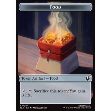 Food Token // Dragon Token (R 4/4 Flying, firebending 4) - Food Token // Dragon Token (R 4/4 Flying, firebending 4) - [TTLA][NM] [Foil]