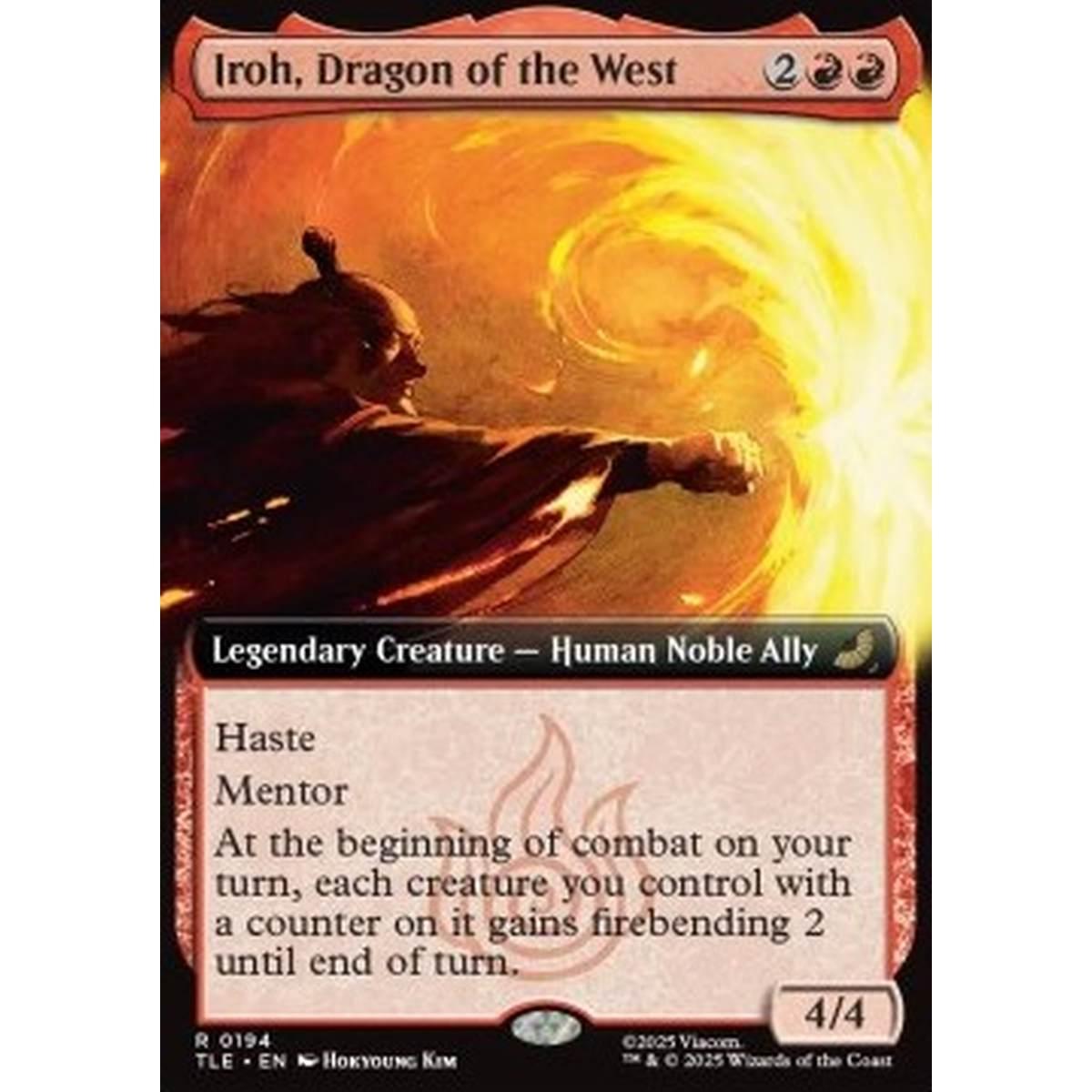 Iroh, Dragon of the West (V.2) - Iroh, Dragon of the West (V.2) - [TLE][NM] [Foil]