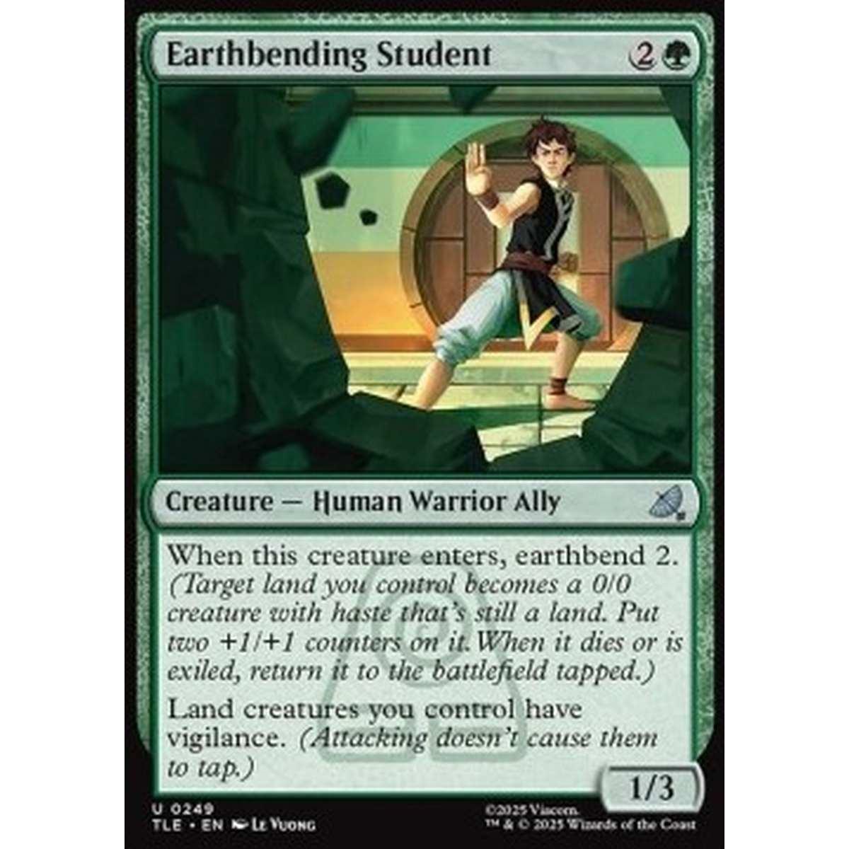 Earthbending Student - Earthbending Student - [TLE][NM] [Foil]
