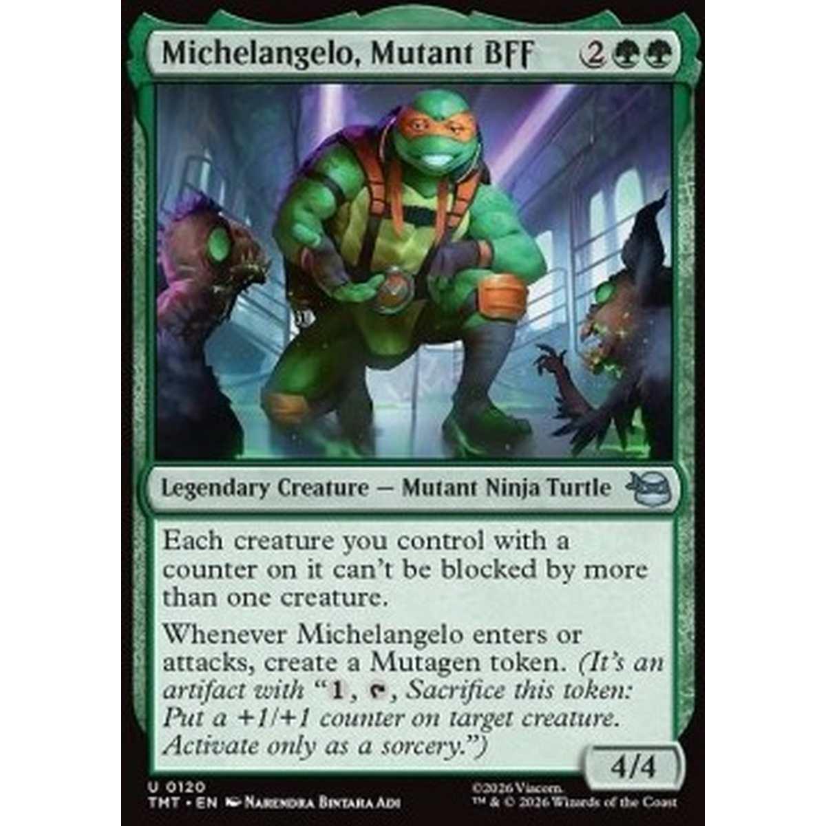 Michelangelo, Mutant BFF - Michelangelo, Mutant BFF - [TMT][NM]