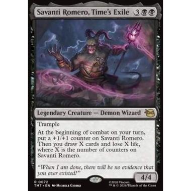 Savanti Romero, Time's Exile - Savanti Romero, Time's Exile - [TMT][NM]