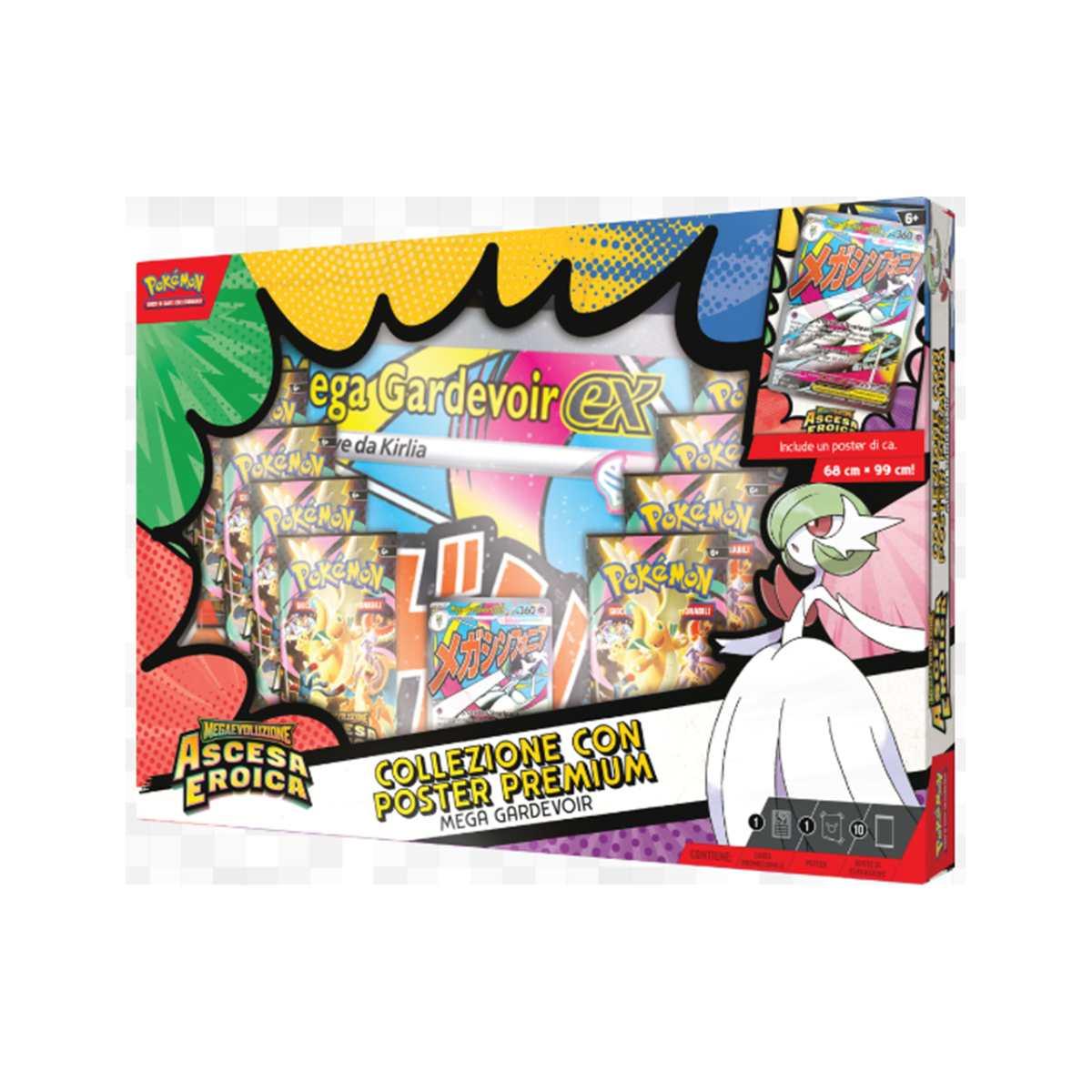 Collezione Ascesa Eroica con Poster Premium Mega Gardevoir