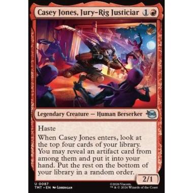 Casey Jones, Jury-Rig Justiciar - Casey Jones, Jury-Rig Justiciar - [TMT][NM] [Foil]